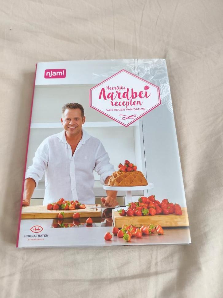 Heerlijke aardbei recepten van Roger Van Damme, Boeken, Kookboeken, Nieuw, Ophalen of Verzenden
