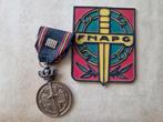 ABBL Medaille Krijgsgevangene + Blazerbadge, Verzamelen, Ophalen of Verzenden, Landmacht, Lintje, Medaille of Wings