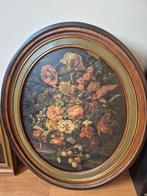 Rachel Ruysch bloemenvaas ovaal frame H 63 cm L 53 cm, Ophalen