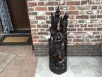 Prachtig Balinese massief houten sculptuur, Antiek en Kunst, Ophalen