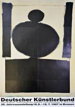 Affiche Deutscher Künstlerbund Bremen 1987, Ophalen of Verzenden, Gebruikt, Overige onderwerpen