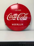 Drink Coca Cola emaille reclamebord, Verzamelen, Ophalen of Verzenden, Gebruikt, Reclamebord