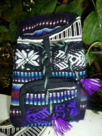 wollen rugzakje/Inca patroon beschikbaar voor biedingen