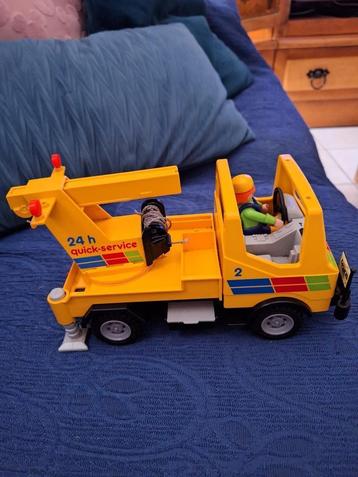 Depanneuse playmobil 1986., Enlèvement, Utilisé, Playmobil en vrac