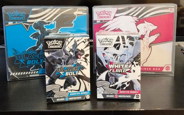 pokemon black bolt en white flare booster bundels, Hobby en Vrije tijd, Verzamelkaartspellen | Pokémon, Nieuw, Booster, Foil, Ophalen of Verzenden