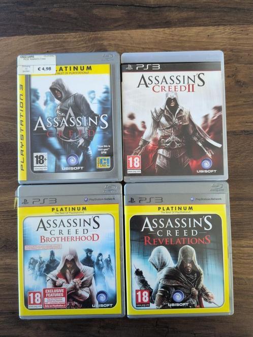 Assassin’s Creed PS3 Bundel (deel 1 t/m Revelations), Games en Spelcomputers, Games | Sony PlayStation 3, Gebruikt, Ophalen of Verzenden