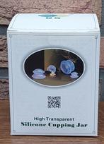 Siliconen Cupping Jars - Transparant - Uitstekende staat €12, Sport en Fitness, Massageproducten, Ophalen of Verzenden, Zo goed als nieuw