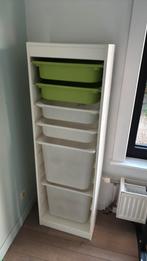 Trofast hoge opbergkast, 6 bakken incl., Huis en Inrichting, Ophalen, 100 tot 150 cm, Zo goed als nieuw, Minder dan 150 cm