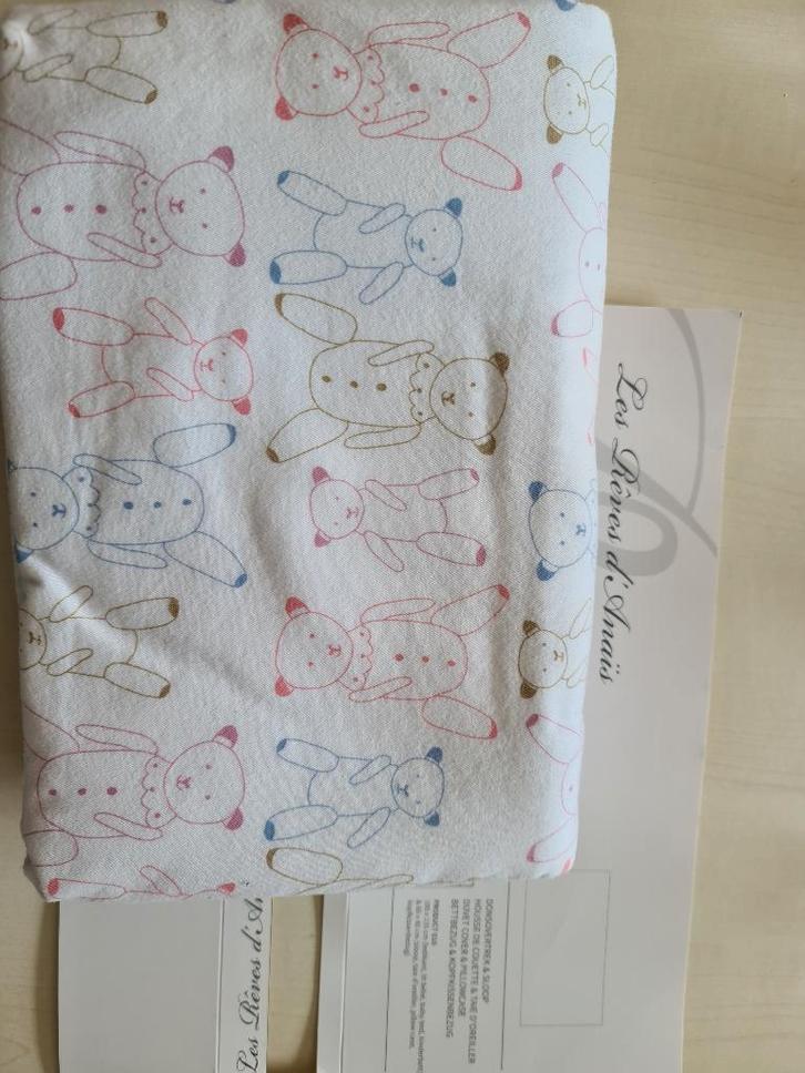 Dekbedovertrek Les Rêves d'Anaïs, ledikant 100 x 135 cm, Enfants & Bébés, Chambre d'enfant | Lits, Comme neuf, Enlèvement ou Envoi