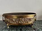 Art nouveau messing schaal, Antiek en Kunst, Ophalen, Koper