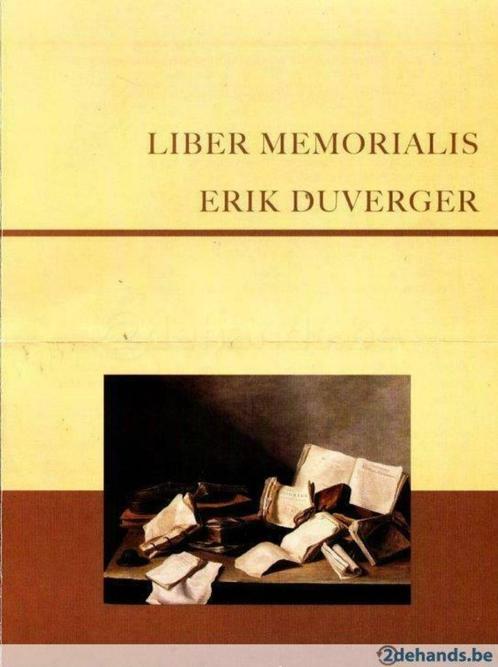 LIBER MEMORALIS DUVERGER KUNSTGESCHIEDENIS VD NEDERLANDEN, Livres, Art & Culture | Arts plastiques, Comme neuf, Enlèvement ou Envoi