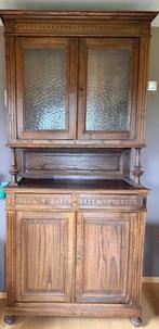 Antieken houten kast, Gebruikt, 50 tot 100 cm, 25 tot 50 cm, Met deur(en)