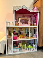 Poppenhuis van hout, Kinderen en Baby's, Ophalen, Zo goed als nieuw