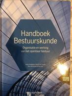 Bestuurskunde, Boeken, Ophalen, Nieuw, Hoger Onderwijs, Bram Verschuere