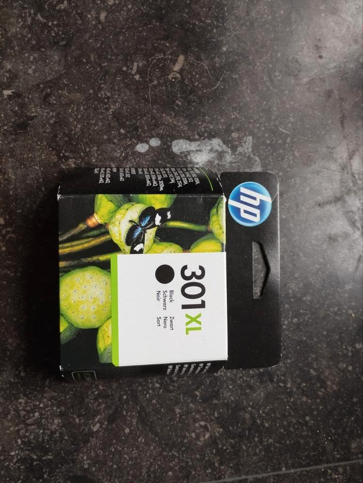 HP 301XL cartouche d'encre noir grande capacité authentique, Computers en Software, Printerbenodigdheden, Zo goed als nieuw, Ophalen of Verzenden