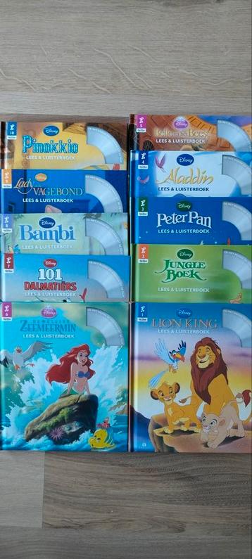 Sprookjes van Disney - set van 10 leesboekjes mét luisterCD, Enlèvement, Neuf