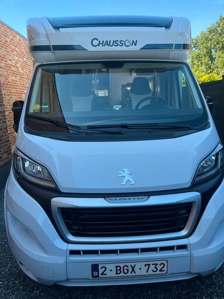 Chausson 650 etape line 9/24 nieuwstaat, Caravans en Kamperen, Mobilhomes, Particulier, Chausson, TV, Ophalen