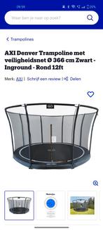 Axi trampoline inground 366, Kinderen en Baby's, Speelgoed | Buiten | Trampolines, Ophalen of Verzenden, Nieuw