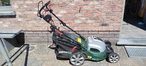 POWERPLUS POWPG10260 elektrische maaier: slijtvaste 1800W-in, Tuin en Terras, Grasmaaiers, Zo goed als nieuw, Ophalen