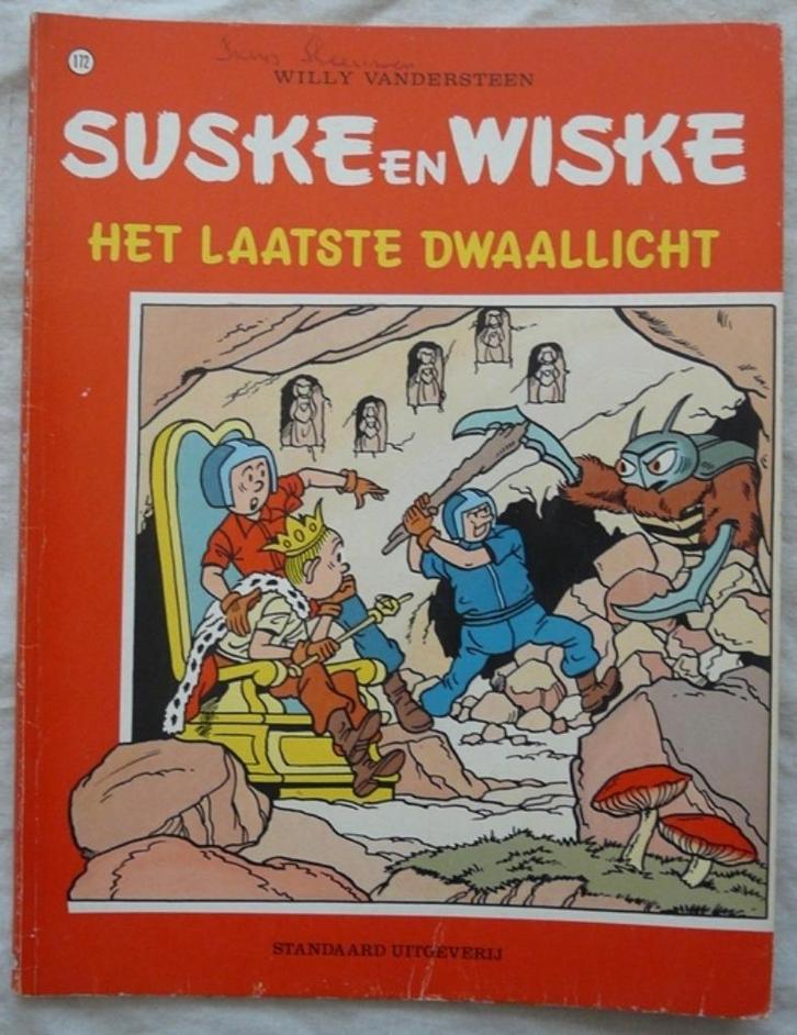 Strip, Suske en Wiske, Het Laatste Dwaallicht, Nr.172, 1979., Livres, BD, Utilisé, Une BD, Enlèvement ou Envoi