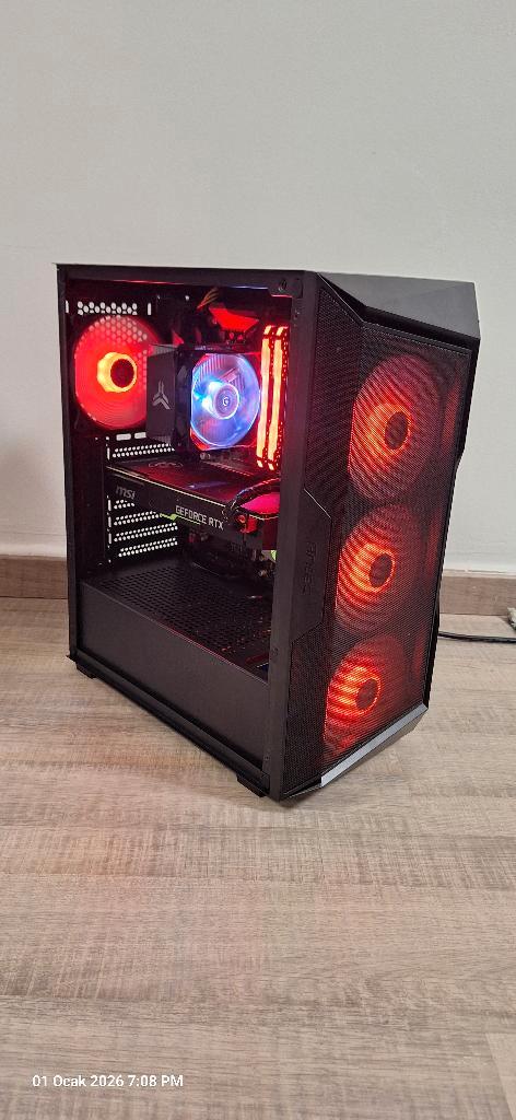 Game Pc Ryzen 5 3600X+RTX 2070+16 GB RAM+2 TB HDD+500 GB SSD, Computers en Software, Desktop Pc's, Zo goed als nieuw, 4 Ghz of meer