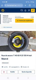 Roue de secours 20 pouces audi a6, Autos : Pièces & Accessoires, Pneus & Jantes, 4 Saisons, Pneus et Jantes, 20 pouces, Enlèvement ou Envoi