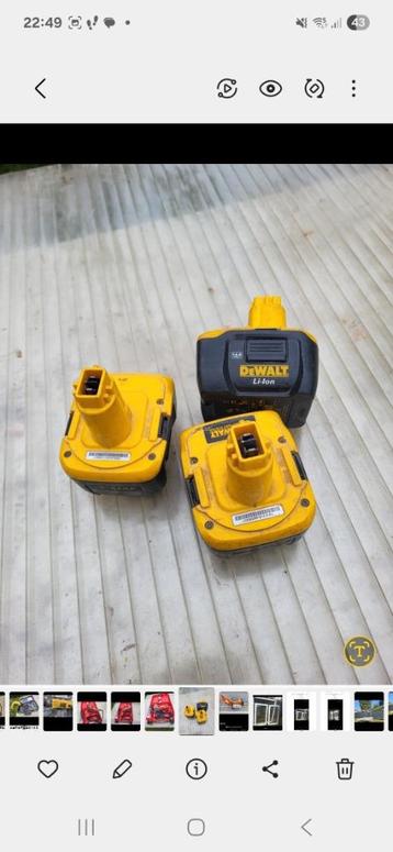 Dewalt accu, Enlèvement