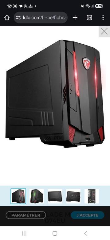 Pc gamer msi nightblade MI3 beschikbaar voor biedingen