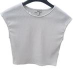 Wit-zilvergrijsachtige blouse van C&A maat M, Kleding | Dames, Blouses en Tunieken, Maat 38/40 (M), Wit, Ophalen of Verzenden