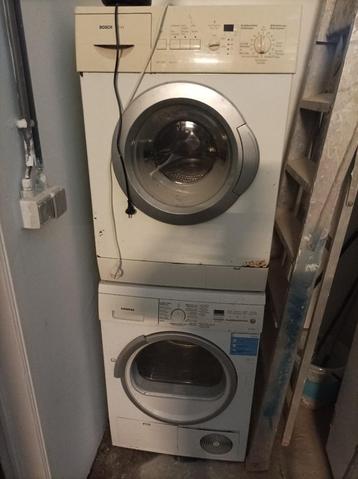 Wasmachine- en drogerset  beschikbaar voor biedingen