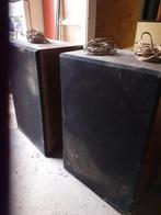 2 oude (zware) boxen/luidsprekers, Audio, Tv en Foto, Luidsprekerboxen, Ophalen