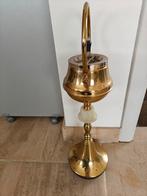 Retro staande Messing asbak uit de jaren 60/70, Antiek en Kunst, Ophalen