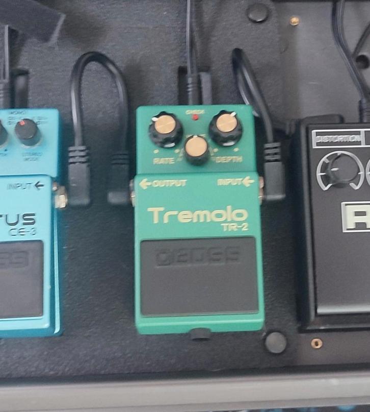 Boss TR-2 Tremolo pedaal, Muziek en Instrumenten, Effecten, Zo goed als nieuw, Ophalen of Verzenden