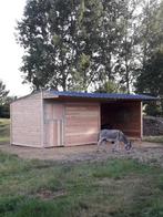Paardenstal 3x4 + Schuilhok 3x4m 'op voorraad', Weidegang, 2 of 3 paarden of pony's
