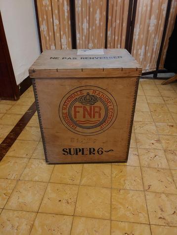 Boîte très rare pour vieille radio FNR super 6  1934  !!, Enlèvement