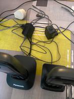 2 draagbare telefoons., Ophalen, Gebruikt