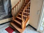 Bel escalier bois massif, Bricolage & Construction, Échelles & Escaliers, Utilisé, Escalier, 2 à 4 mètres