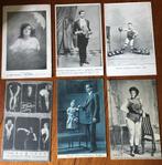 Postkaarten lilliputter en circus attracties rariteiten, Ophalen of Verzenden