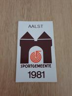 Stad Aalst sticker 1981, Verzamelen, Ophalen of Verzenden