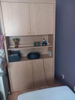 1 peroonsbed met lattenbodem en matras, en kast., Ophalen, Gebruikt