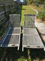 Teak ligbedden, Ophalen, Gebruikt