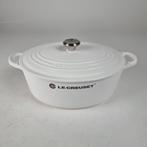 Le Creuset Ovale braadpan 29 cm Katoen mat/Nieuw in Doos!, Ophalen, Gietijzer, Nieuw, Keramische plaat