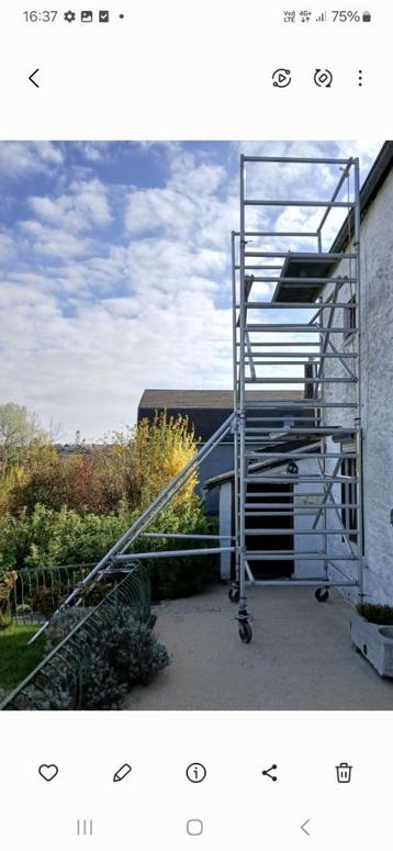 Echafaudage roulant ALTREX, Enlèvement, Comme neuf, Aluminium