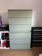 2 Ladekasten Malm Ikea Groen, Huis en Inrichting, Ophalen, Zo goed als nieuw