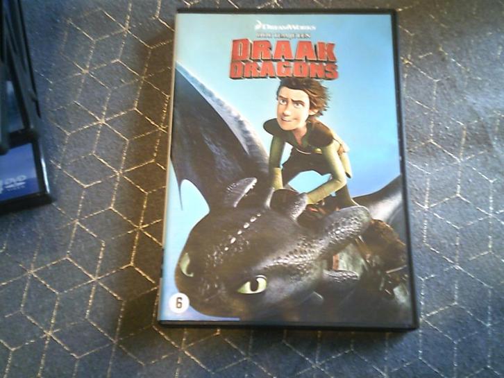 Hoe tem je een draak dvd's, Cd's en Dvd's, Dvd's | Tekenfilms en Animatie, Zo goed als nieuw, Europees, Tekenfilm, Alle leeftijden