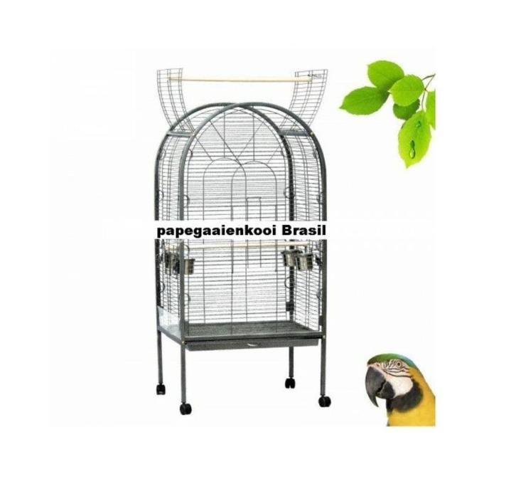 Papegaaienkooi Brasil - Vogelkooi met Wielen - 78x59x157 cm, Dieren en Toebehoren, Vogels | Hokken en Kooien, Nieuw, Vogelkooi