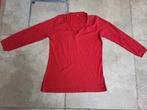 1 euro koopjes: Mooie rode longsleeve mt Large, Ophalen of Verzenden, Maat 42/44 (L), Rood, Lange mouw