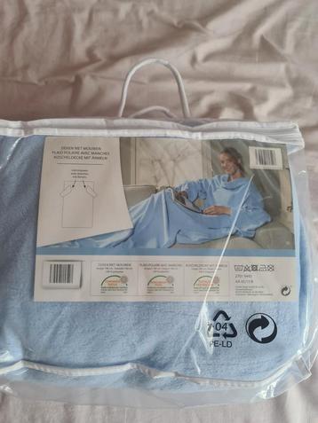Warm fleece deken met mouwen : niet uit verpakking gehaald