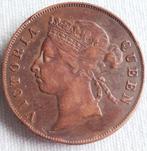 STRAITS SETTLEMENTS 1 CENT 1884 KM 9 a XF+!, Verzenden, Zuidoost-Azië, Losse munt