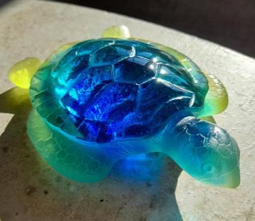 Schildpad Daum glaspasta glas gesigneerd beschikbaar voor biedingen